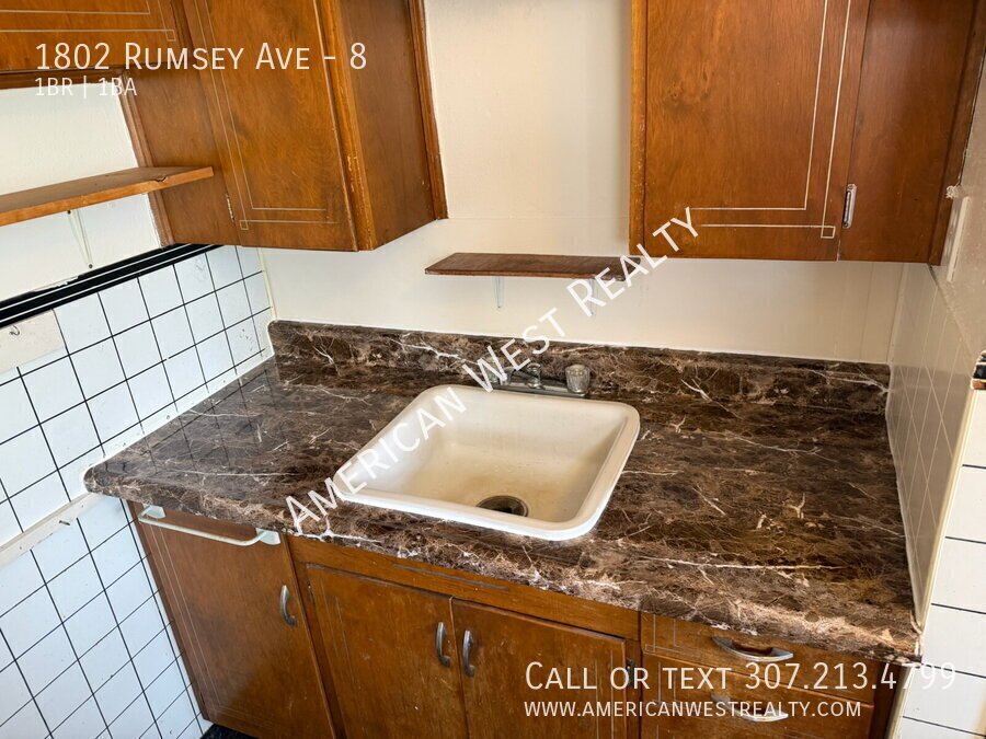 Upstairs studio apartment property image