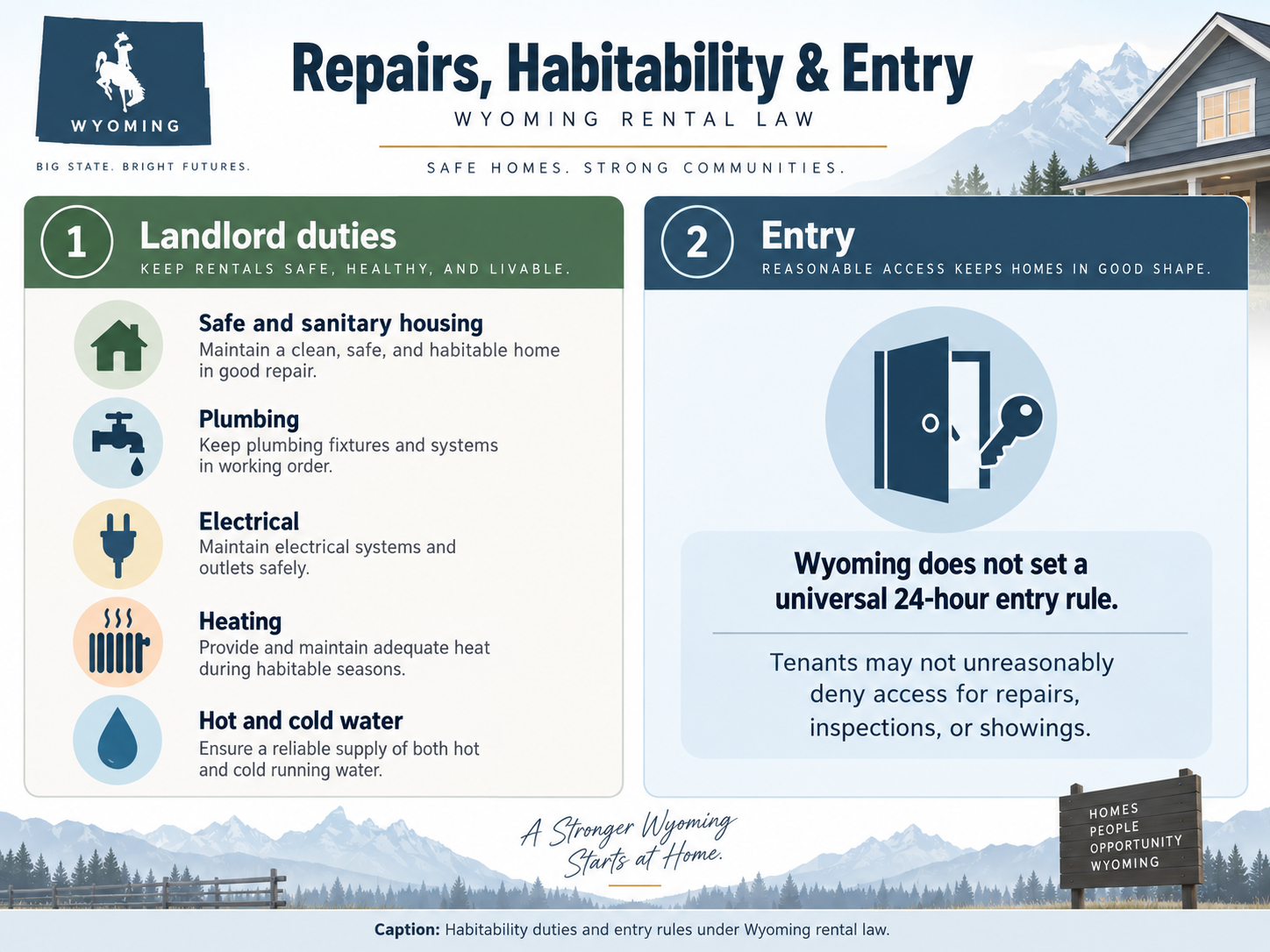 Repairs, Habitability, and Entry in Wyoming