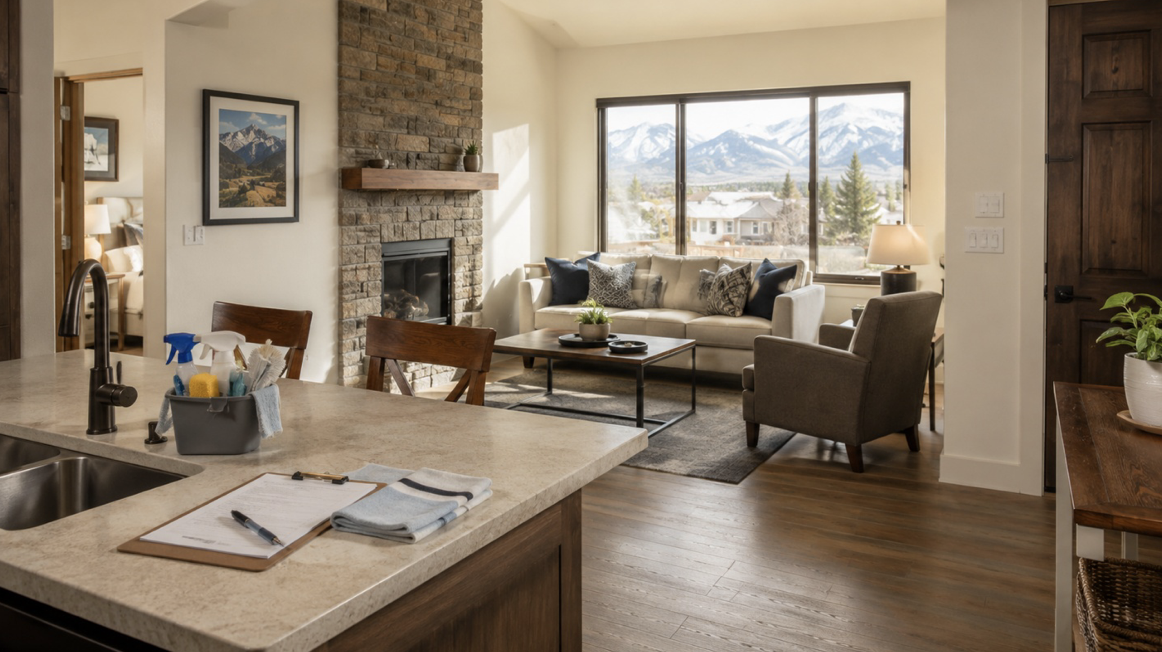 Clean rent-ready rental home after tenant turnover